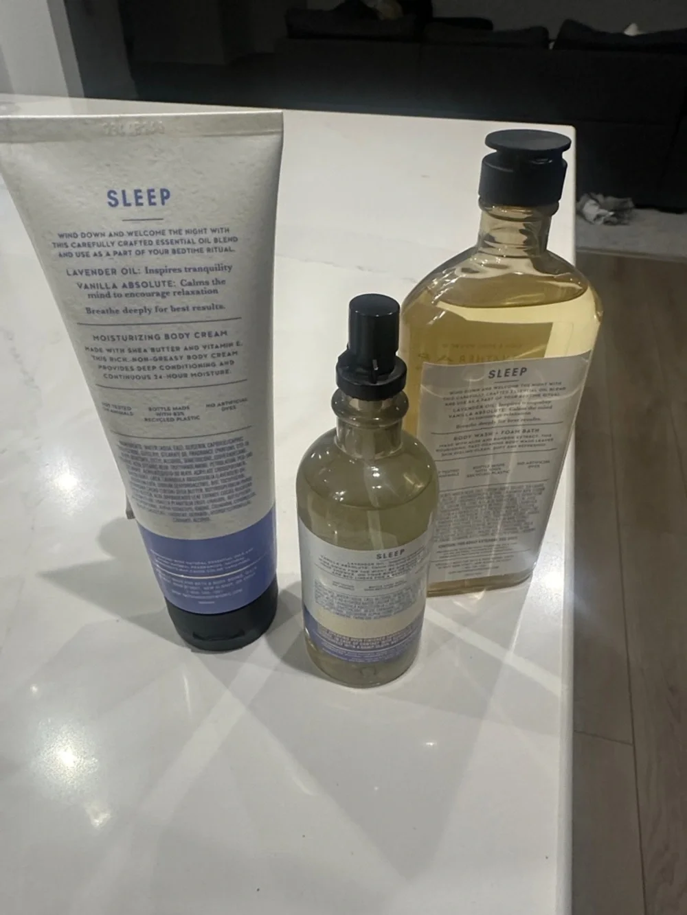 Bath & Body‎ Works Aromatherapy Set Lavender + Vanilla Sleep bagged gift set NEW